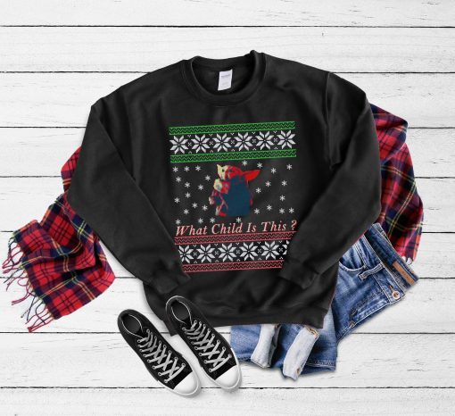 Baby Yoda Star Wars Ugly Christmas Sweater The Mandalorian Ugly Christmas Sweatshirt
