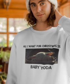 Baby Yoda Sweater Baby Yoda Using The Force Shirt