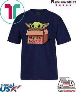 Baby Yoda The Mandalorian Adopt This Jedi Shirt