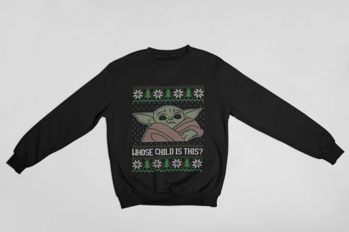 Baby Yoda Ugly Christmas Sweater Baby Yoda Mandalorian Shirt