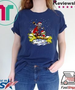 Baby Yoda Walking Under The Snow shirt Christmas 2020