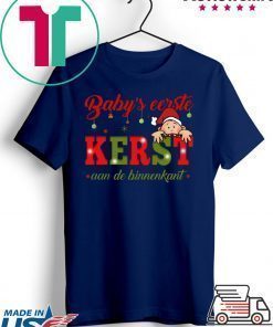 Baby’s Eerste Kerst Aan De Binnenkant Christmas T-Shirt