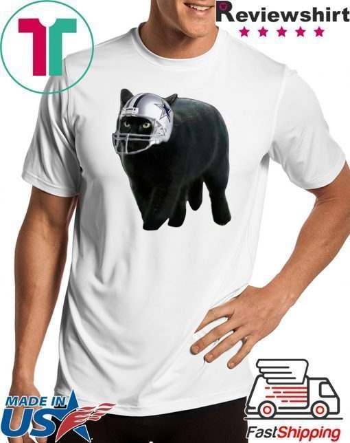 Black Cat Dallas Cowboys Tee Shirts