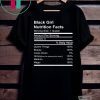 Black Girl Nutritional Facts White Shirt