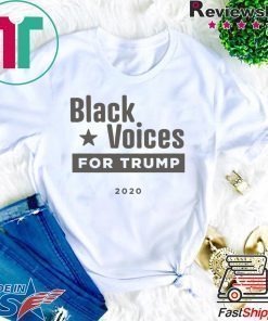 Black Voices for Donald Trump Shirt