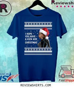 Black Widow I Hope You Have A Kick Ass Christmas Shirt