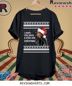 Black Widow I Hope You Have A Kick Ass Christmas Shirt