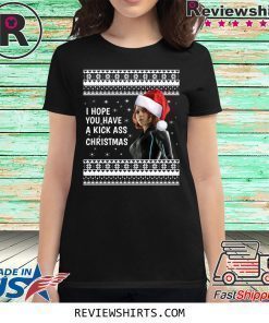 Black Widow I Hope You Have A Kick Ass Christmas Shirt
