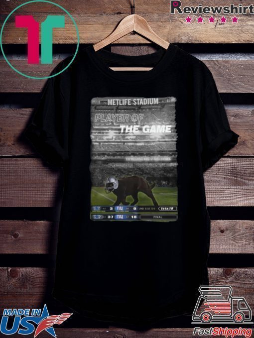 Black Cat Metlife Stadium Player of The Game Dallas Cowboys Shirt