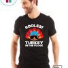 Boys Thanksgiving Shirt For Kids Toddlers Coolest Turkey T-Shirt