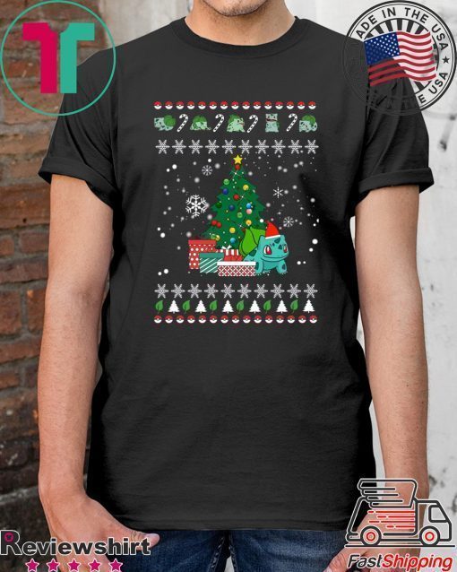 Bulbasaur Pokemon Ugly Christmas T-Shirt