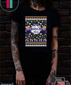 Busch Latte Beer Ugly Christmas T-Shirt