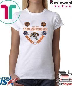 CHICAGO BEARS 19202020 100TH ANNIVERSARY SHIRT