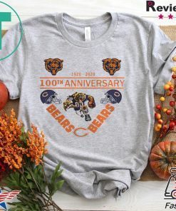 CHICAGO BEARS 19202020 100TH ANNIVERSARY SHIRT