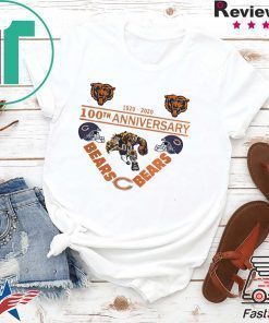 CHICAGO BEARS 19202020 100TH ANNIVERSARY SHIRT