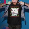 Cat Woman Yelling at cat Christmas T-Shirt
