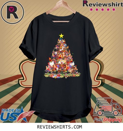 Chicken Christmas Tree Shirts