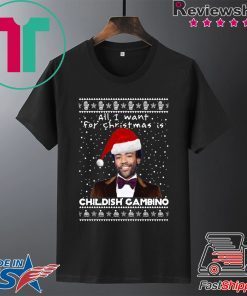 Childish Gambino Rapper Ugly Christmas T-Shirt