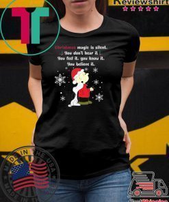 Christmas Magic Is Silent Snoopy T-Shirt