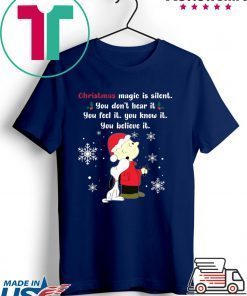 Christmas Magic Is Silent Snoopy T-Shirt
