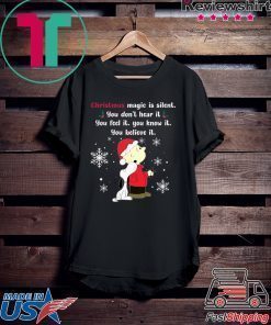 Christmas Magic Is Silent Snoopy T-Shirt