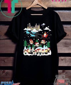 Christmas Santa Albus Dumbledore Sleigh Harry Potter Shirt