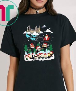 Christmas Santa Albus Dumbledore Sleigh Harry Potter Shirt