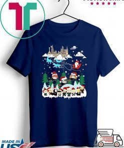 Christmas Santa Albus Dumbledore Sleigh Harry Potter Tee Shirts