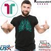 Christmas tree lights respiratory therapy lungs shirt