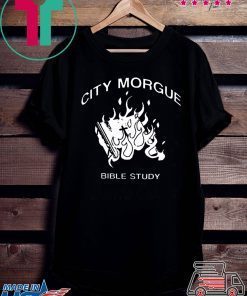 City Morgue Merch Books Burn Easy Black Shirt