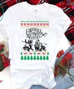 Creedence Clearwater Revival Band Ugly Christmas T-Shirt