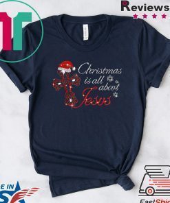 Cross christmas is all about Jesus shirt