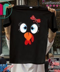 Cute Turkey Face Thanksgiving I'm Thankful Family Costume T-Shirt