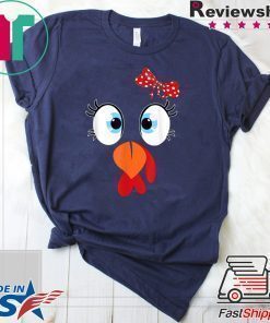 Cute Turkey Face Thanksgiving I'm Thankful Family Costume T-Shirt