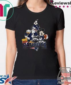 DISNEY CHARACTER NEW ENGLAND PATRIOTS SHIRT