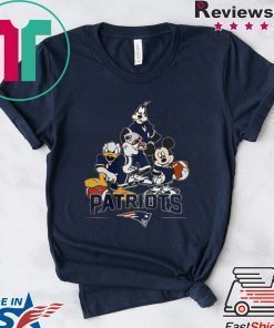 DISNEY CHARACTER NEW ENGLAND PATRIOTS SHIRT