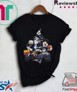 DISNEY CHARACTER NEW ENGLAND PATRIOTS SHIRT