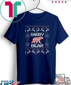 Daddy Bear Matching Family Season Ugly Christmas T-Shirt
