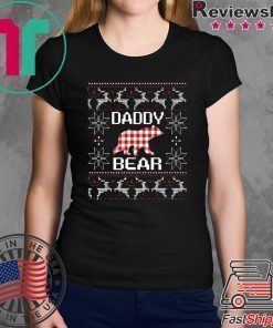 Daddy Bear Matching Family Season Ugly Christmas T-Shirt