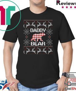 Daddy Bear Matching Family Season Ugly Christmas T-Shirt