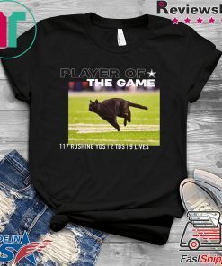 Dallas Cowboys Black Cat Play Of The Game 117 Rushing 2 Tds 9 Lives Shirt 1