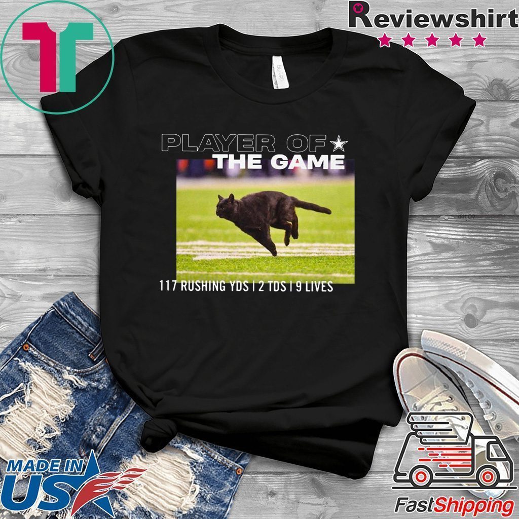 Dallas Cowboys Black Cat Play Of The Game 117 Rushing 2 Tds 9 Lives Shirt 1