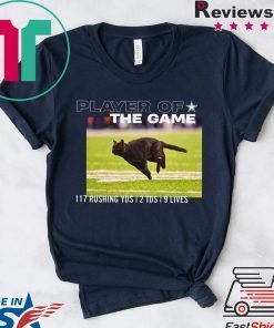 Dallas Cowboys Black Cat Play Of The Game 117 Rushing 2 Tds 9 Lives Shirt 1