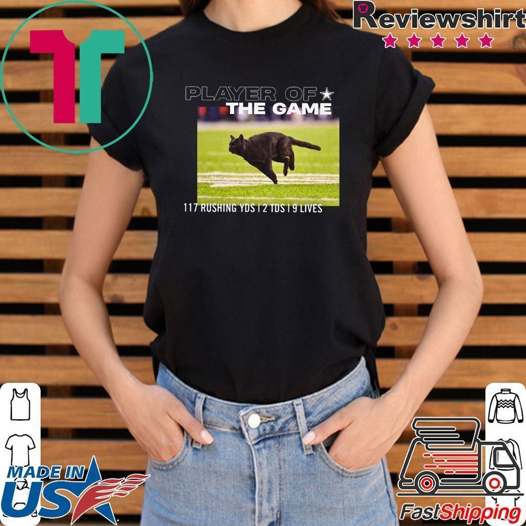 Dallas Cowboys Black Cat Play Of The Game 117 Rushing 2 Tds 9 Lives Shirt 1