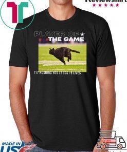 Dallas Cowboys Black Cat Play Of The Game 117 Rushing 2 Tds 9 Lives Shirt