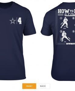 Dallas Cowboys How To Dak Shirt