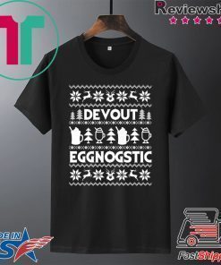 Devout Eggnostic Eggnog Christmas T-Shirt