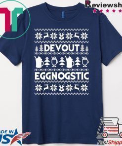 Devout Eggnostic Eggnog Christmas T-Shirt