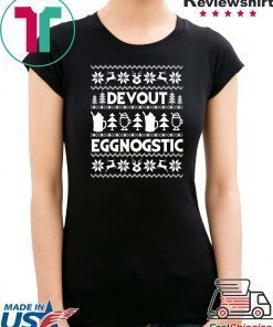 Devout Eggnostic Eggnog Christmas T-Shirt