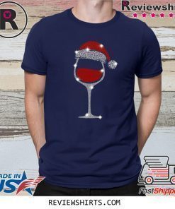 Diamond Wine Glasses Christmas Shirt
